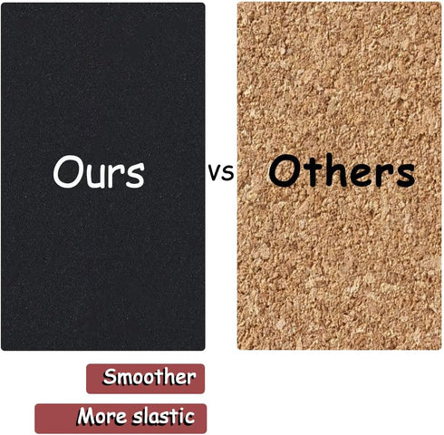 Cork Board 12"x 12" Self-Adhesive Black Cork Board, 1/4" Thick Cork Boards, 2 Pack Black Bulletin Board (3030BK-6mm-2p)...