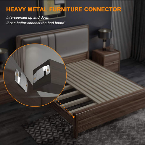 Sectional Sofa Connector Bracket, Sectional Couch Connectors Bands for Sectionals,Furniture Connectors with Screws,4 Pieces...