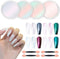 Artdone Chrome Nail Powder Metallic Mirror Glitter Effect Pigment Iridescent Aurora Mermaid Pearl Dust Kit for Gel Polish Nail Art Decoration, Res...