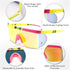 FEISEDY Oversized Mirror Shield Sport 80s Sunglasses Ski Goggles Flat Top One Piece Futuristic Visor Women Men B2522...