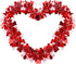 LOMIMOS 32.8 Ft Valentine's Day Tinsel Garland,Shiny Hanging Decor for Wedding Engagement Anniversary Party Supplies(Red White)...