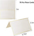 70 Pcs Place Cards Blank Fillable Banquet Seat Card with Gold Foil Frame, Place Cards for Table Setting, Escort Cards, Name Cards, Wedding Place C...