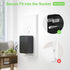 Nekmit Dual Port Ultra Thin Flat USB Wall Charger with Smart IC, Black...