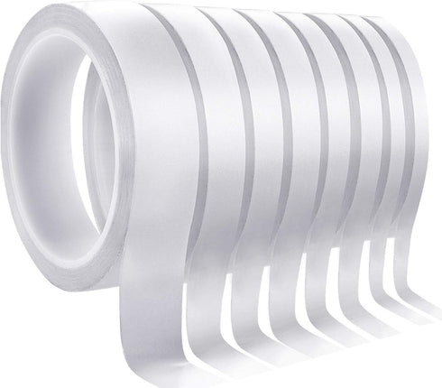 Chuangdi 8 Rolls Double Sided Tapes for Crafts Gift Wrapping Adhesive Sticky Tape Scrapbooking Photos Invitation Cards Paper DIY Office Supplies, ...