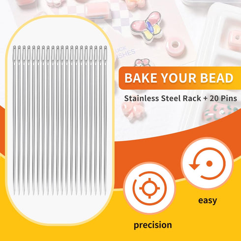 Bead Baking Rack, Polymer Clay Tools, Clay Bead Drying Rack Jewelry Making Supplies...