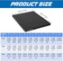 4 Pieces Polyurethane Foam Sheet 15.8 x 11.8 x 1 Inch Cuttable Polyurethane Foam Pads Craft Foam Black Tool Box Foam Insert for Toolbox Camera Sto...