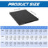 2 Pieces Polyurethane Foam Sheet 15.8 x 11.8 x 1 Inch Cuttable Polyurethane Foam Pads Craft Foam Black Tool Box Foam Insert for Toolbox Camera Sto...