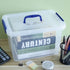 Wekioger Versatile Storage Organizer Plastic Bins with Lid, 12 Quart Latching Box, Set of 1...