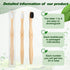 Sieral 24 Pcs Toothbrushes Extra Soft Bristles Wooden Bamboo Toothbrush 20000 Soft Natural Bristle Toothbrush for Kids Adults Home Travel Individu...