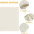 Pangda 15 Pcs Muslin Bags 8x10 Inches, Cotton Drawstring Bags Fabric Gift Pouches Bulk Sachet Reusable Grocery Pouches for Jewelry Party Favors Wr...