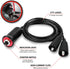 Performance Tool W80586 Heavy Duty Remote Starter for Car and Truck Engines with Push-Button Switch and 5-ft Wire Leads , Black...
