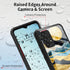 Galaxy A23 5G Phone Case for Samsung Galaxy A23 5G Case Tempered Glass Black Cover with Mountain Forest Landscape Design for Women Men Anti-Scratc...