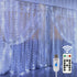 HOME LIGHTING Window Curtain String Lights, 300 LED 8 Lighting Modes Fairy Copper Light with Remote, USB Powered Waterproof for Christmas Bedroom ...