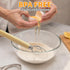 ALLTOP Danish Dough Whisk - Ultimate Dutch Mixer Hand Utensil with Stainless Steel Dough Hook - Essential Sourdough Stirring Stick for Perfect Bre...