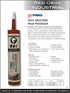 Red Devil 08090I RD PRO 100% Heat Resistant RTV Silicone Sealant, A Water-Proof and Weatherproof Adhesive For High-Heat Use, 10.1 oz. Tube, Red, 1...