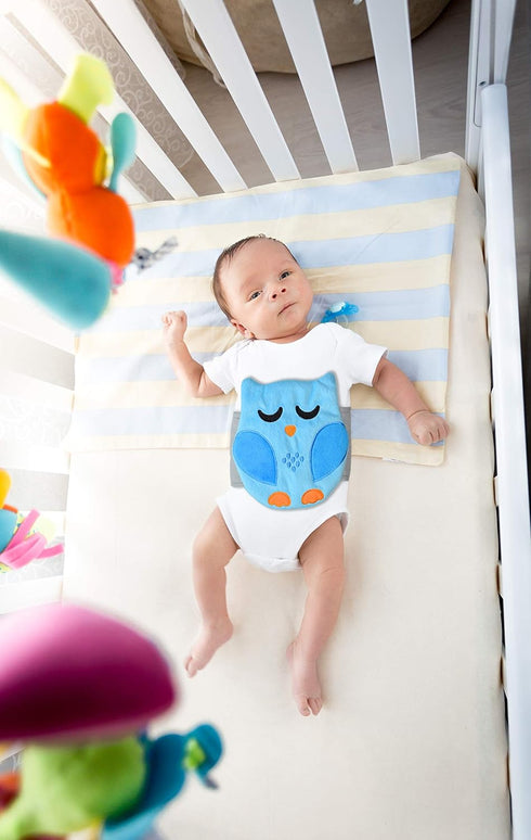 Baby Colic, Gas and Upset Stomach Relief, Baby Heated Tummy Wrap for Newborns - Belly Hugger - Infant Swaddling Belly Belt, Heating Pad with Sooth...