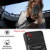 for TCL 30Z Phone Case: TCL30Z / TCL 30 Z / T602DL / 30 LE Cell Back Cover with Screen Protector - Black Sj...
