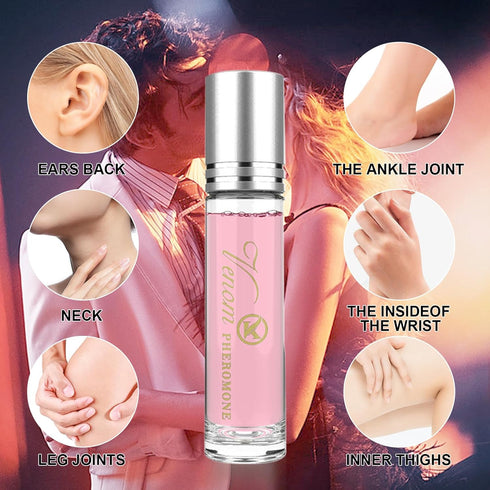 Pheromone Perfumes for Women, Perfume Oil for Her, Portable Roll-On Perfume Oil Long Lasting Female 10ml (2 Pcs)...