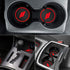 Auovo Anti-Dust Mats and Trims for Charger Accessories 2015-2023 6PCS Car Cup Holder Coasters Insert Center Console and 3 PCS Aluminum Alloy Air C...