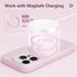 GONEZ for iPhone 14 Pro Max Case Silicone, Compatible with Magsafe, with 2X Screen Protector + 2X Camera Lens Protector, Liquid Silicone Shockproo...
