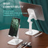 Foldable Adjustable Cell Phone Stand compatible with iPhone 12 and All Smartphones , Heavy Duty Mobile Stand , Tablet Stand Holder , iPad Stand......