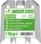 24 Pack Garden Stakes, U-Shaped Tent Stakes, Galvanized Landscape Staples, Ground Stakes, for Landscaping Securing Weed Barrier Fabric, Irrigation...