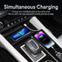 Silicone Wireless Phone Charging Pad Dual Charging Ports Charger Station for 2022 2023 2024 Mitsubishi Outlander 15W Adapter for Smartphone...