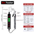 Automotive Test Light, 0.8-100V DC Car Circuit Tester Vehicle Voltage Resistance Detector Pen with LCD Backlight Display, Flashlight, Electrical S...