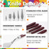 10PCS Palette Knife, Stainless Steel Painting Knife Set, Flexible Spatula Pallet Knife, Metal Artist Knives, Oil Painting Accessories Color Mixing...