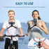 Magnetic Neck Phone Mount for Recording, POV Vlog Magnetic Neck Tripod with Anti-Vibration Chest Strap, POV Phone Holder, Phone Necklace Holder fo...