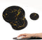 Ospelelf Comfortable Mouse Pad with Wrist Rest, Computer Small Mouse Pad Ergonomic Gaming Mouse Pad with Support, Memory Foam, Non-slip PU Base fo...