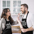 Funny Aprons for Women Men, Novelty Kitchen Cooking Apron with 2 Pockets, Cute Baking Gifts for Bakers, Birthday Housewarming Gifts for Wife Husba...