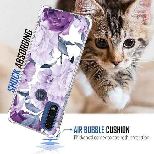 for Moto G Pure Case,Moto G Power 2022 Case,TPU soft rubber four corners reinforced anti-fall mobile phone case Cover for Motorola Moto G Pure 202...