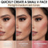 FOCALLURE 3 Pcs Cream Contour Sticks,Shades with Highlighter & Bronzer & Blush,Non-greasy Long-wear Face Contouring Pen,Easy to Sculpt the Face an...
