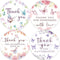 80 Butterfly Thank You Stickers, Thank You for Fluttering by Stickers, Perfect for Girls Baby Shower, Wedding, Bridal Shower, Birthday Party Favor...