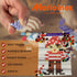 Marioinex Build A Pirate with Our 230 Pc. “Blueprint” Puzzle -Micro Waffle Block Playset Interlocking Mini Pcs Improves Fine Motor Skills- STEM ST...