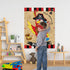 WERNNSAI Pin The Eye Patch on The Pirate - Pirate Party Games for Kids Boys 28'' x 21'' Parrot Game Poster with 24 PCS Reusable Stickers Blindfold...