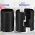 30 Pack Black Wire Shelf Clips 1 inch Wire Shelf Clips, Plastic Shelving Clips Shelf Lock Clips Round Plastic Clips, Shelf Support Clips for Wire ...