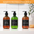 12PCS Bathroom Labels for Soap Dispenser, Removable Bathroom Organization Labels, Waterproof Bottle Labels for Shampoo Conditioner Body Wash (Blac...