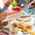 Cake Cutting Set for Wedding Cake Knife and Server Set, Cake Cutter and Pie Spatula, Cake Server and Knife Set of 2 with Thickened Stainless Steel...