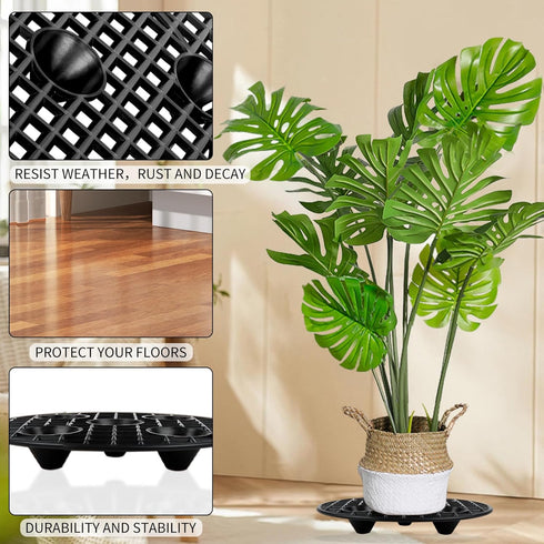 8 Pcs Plant Level Pot Elevator , Plant Stands, 11.8 inch Plant Trivet Riser for Prevent Rot Heavy Planter Holder for Prevent Rot Damage and Keep P...