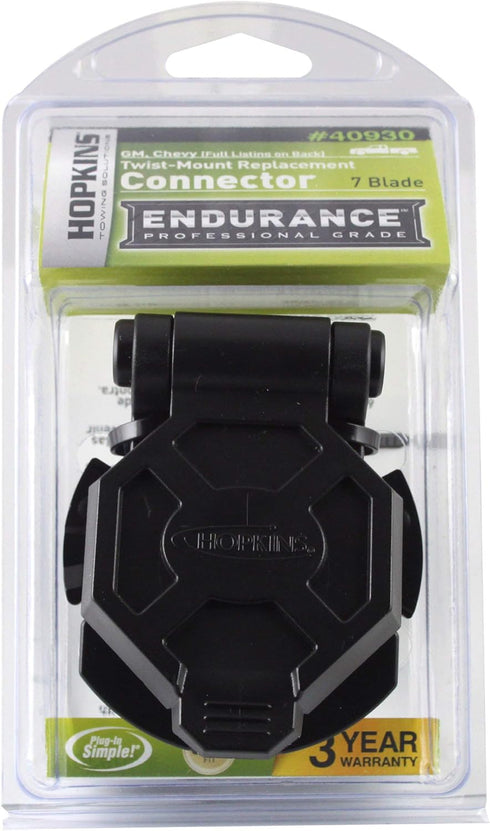 Hopkins Towing Solutions 40930 Endurance GM Twist Mount 7 Blade Connector...