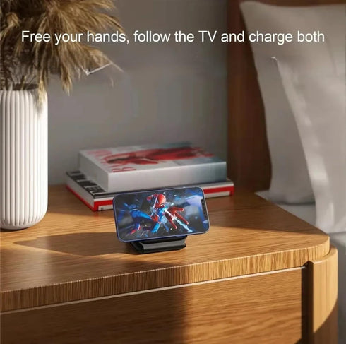 Magnetic Wireless Charging Station 3-in-1, Foldable, Magnetic Fast Charger for iPhone 15/14/13/12 Pro Max, Smart Watch and Earbuds(Black)...