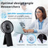 Portable Hand Held Fan-Handheld Personal Fan Rechargeable with 4 Speeds,Super Quiet,16 Hours of Use-Perfect for Airplane Beach Travel,Office,Gifts...