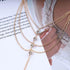 Boho Layered Crystal Barefoot Sandals Chain Gold Rhinestone Toe Ring Anklet Bracelet Vintage Crystal Cz Anklet Bracelet Bling Cz Foot Chain Jewelr...