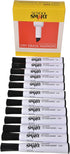 School Smart Dry Erase Marker, Low Odor, Chisel Tip, Black, 40 lb - 24 Inches x 1000 Feet, Pack of 12, White...