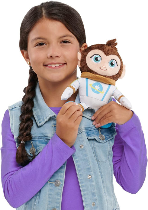 Just Play Netflix Ridley Jones Collectible Plushie Peaches Toy, 8-Inch Stuffed Animal, Astronaut Monkey, Kids Toys for Ages 3 Up...