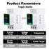 AC Digital Energy Meter,AC 80-270V 100A Ampermeter Voltmeter Ammeter Voltage Tester Amps Watt Kwh Frequency Power Factor Meter Multimeter (Built-i...
