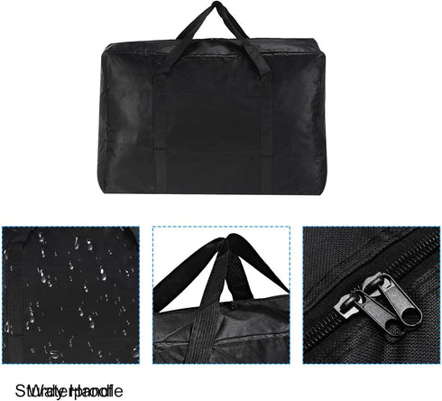 PATIKIL 26" Camp Chair Replacement Bag, Oversize Storage Duffle Bag Waterproof Moving Bag with Zipper Foldable Canvas Tote Bag for Travel Camping,...