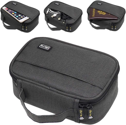 sisma Tech Travel Organizer Small Electronic Accessories Carrying Bag for Cables Phone Chargers Power Cords Earbuds Adapter, Special Edition...
